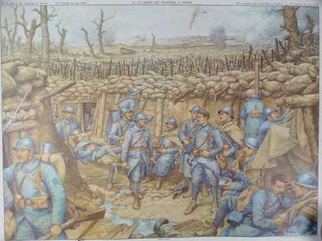 2 Affiches d'école , histoire , Verdun/Clemenceau 