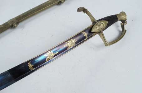 Sabre luxe officier de cavalerie légère 1797 Long 