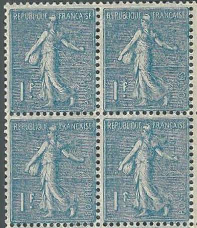 Semeuse lignée 1 franc n°205 N* (charnières 