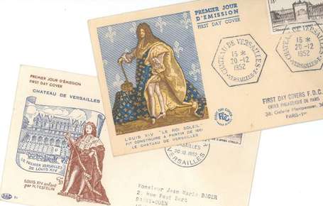 Enveloppes 1er jour - Catalogue FDC 1952 n°47/47a 