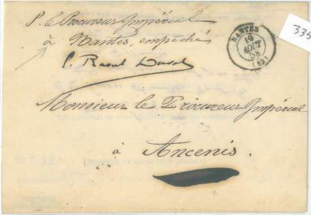 Loire inferieure - Lettre avec correspondance du 