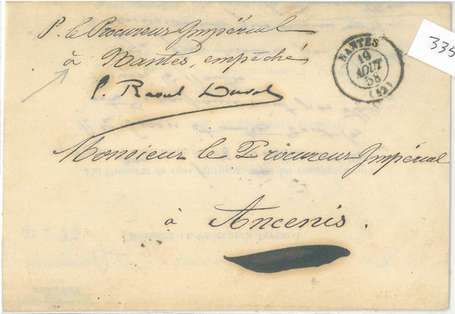 Loire inferieure - Lettre avec correspondance du 