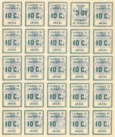 Timbre de grève 1 feuille complète de 25 timbres 