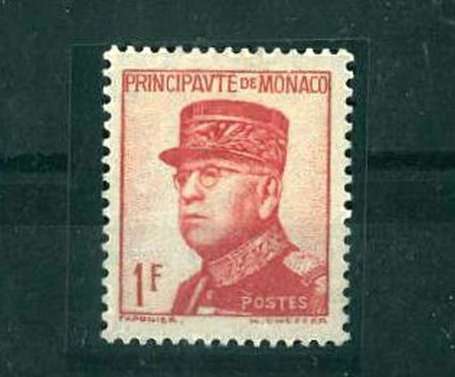 Monaco - 1937/1939 - N°163a du catalogue Yvert - 1