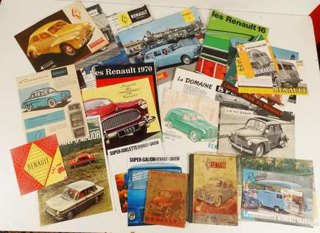 Lot de Documents publicitaires Renault