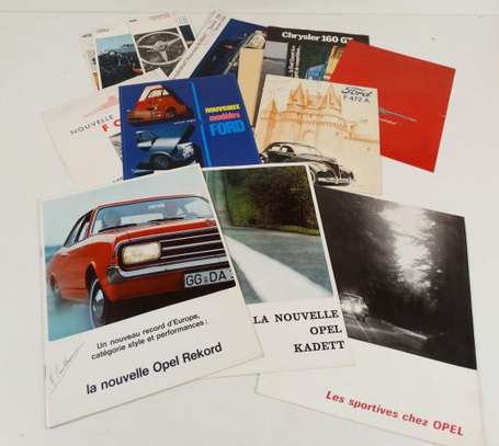 Lot de Documents publicitaires Ford et divers 