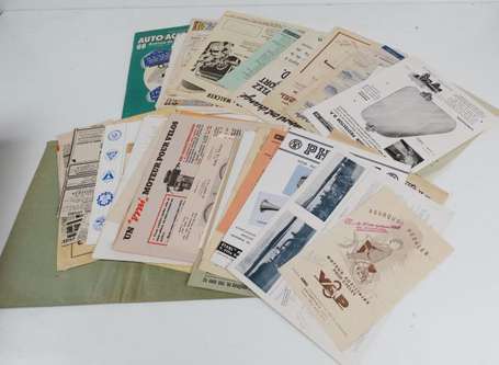 Lot de Documents publicitaires Diverses marques