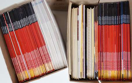 19 cartons de revues 