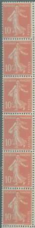 FRANCE -Roulette N° 2 - N° 138 du catalogue - 10c.