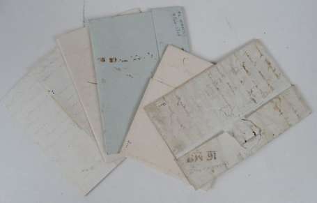 LOT DE 34 lettres avec correspondances du 18 et 