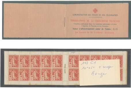 Carnet Ancien N°147_C1 Type SEMEUSE CAMEE - Avec 