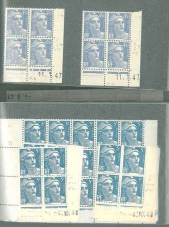 FRANCE. Fort lot de coins datés N**/N* du N° 719B 
