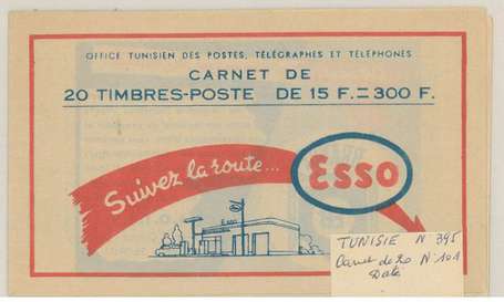 TUNISIE - Carnet  Céres N°20  TYPE « EFFIGIE DU 