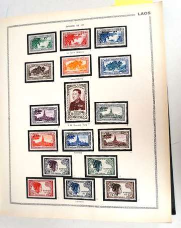 Laos : Très belle collection de timbres + Blocs 