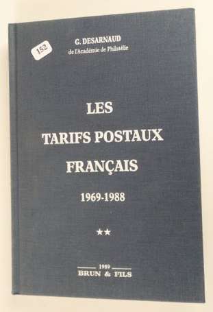 Les tarifs postaux français 1969-1988 - Rare 