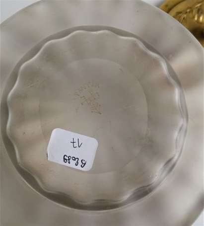 PANTIN - Seau à biscuit en verre émaillé de motifs