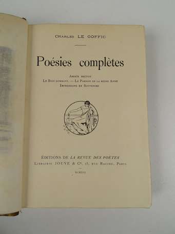LE GOFFIC (Charles) - Poésies complètes - Amour 