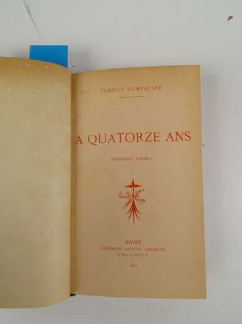 LEMERCIER [D'ERM] (Camille) - A quatorze ans. 