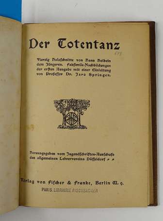 SPRINGER (Jaro, Dr., introduction) - Der totentanz