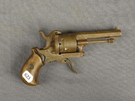 Pistolet American model 1876, gachette soudée par 