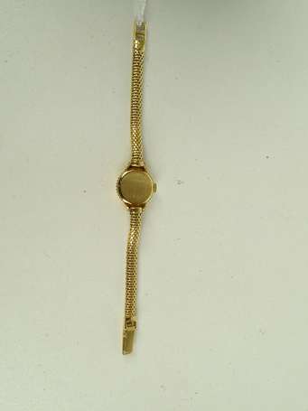 Montre bracelet femme en or 750°/°°° le bracelet 