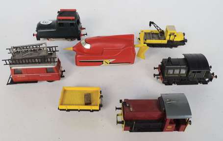 Diverses marques - Lot de tracteurs, loco de 