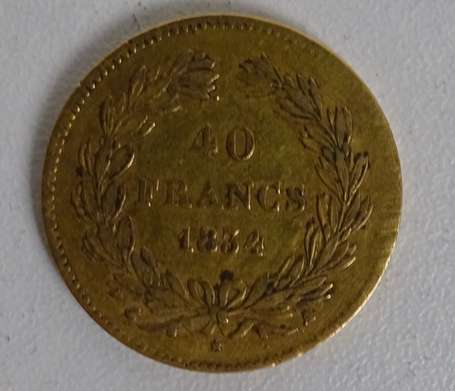 1 pièce de 40 Francs or Louis Philippe 1834A. Etat
