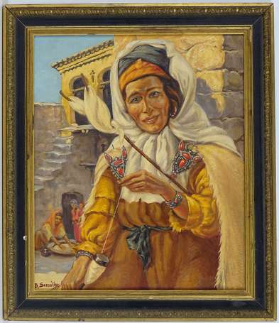 SARRAILLON Benjamin (1902-1989) - Femme kabyle 