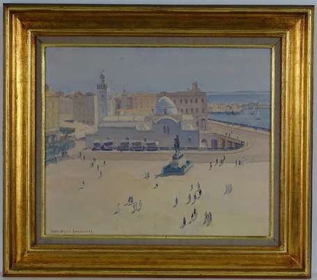 BASCOULES Jean Désiré (1886-1976) - Place à Alger.