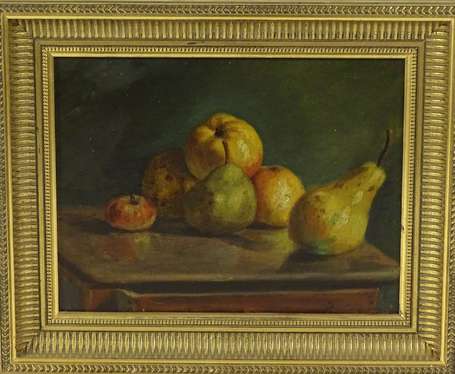 ECOLE FRANCAISE XIXe - Nature morte aux fruits. 