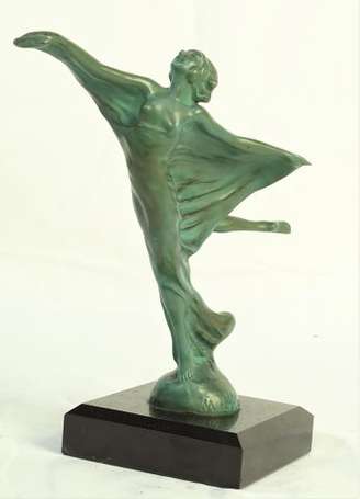 LE VERRIER Max (1891-1973) - Danseuse au voile. 
