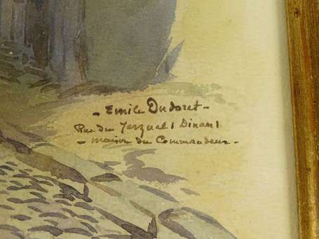 DUBOUT Emile (XXe) - Dinan, Maison du Commandeur. 