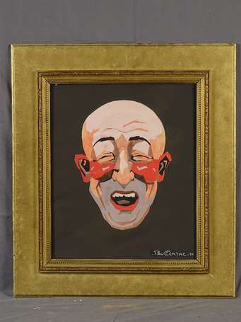 FERJAC, Paul Levain dit 1900-1979 Masque de clown 