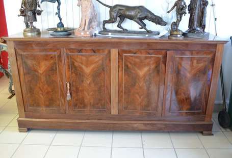 Buffet enfilade en acajou et placage d'acajou,, il