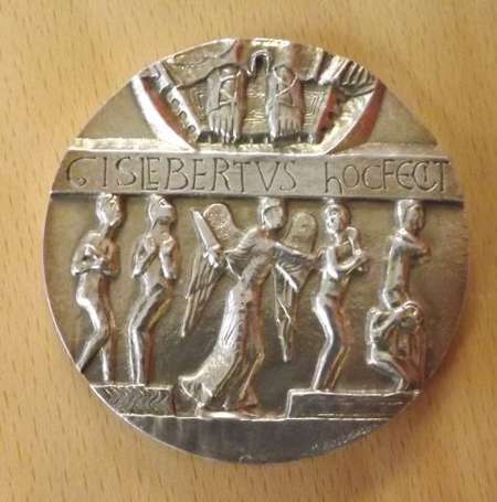 Médaille en argent Gislebertus d'Autun P.196 gr