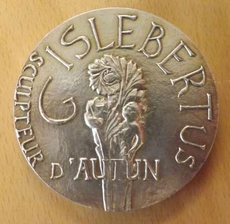 Médaille en argent Gislebertus d'Autun P.196 gr