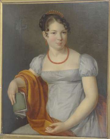 Julie Philipault (Paris 1780 - 1834) Portrait de 