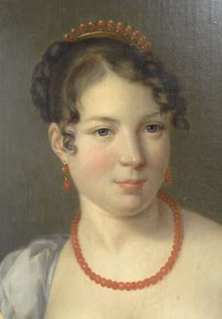 Julie Philipault (Paris 1780 - 1834) Portrait de 