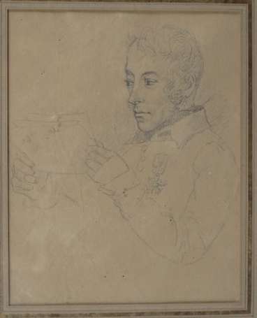 Ecole Française XIXème Siècle Portrait d'homme à 