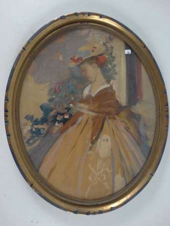 Desch Auguste Théodore 1877-1924 Jeune femme au 