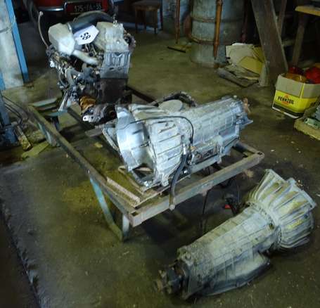 Moteur BMW 524 TD turbo D et 2 boites de vitesses