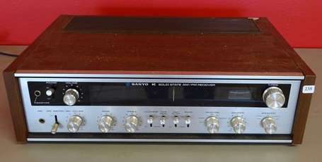 SANYO - Amplificateur tuner coffret bois modèle 