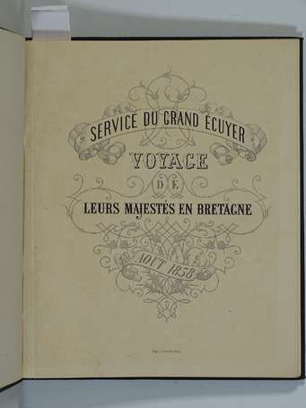 [NAPOLÉON III] - SERVICE DU GRAND ÉCUYER - Voyage 