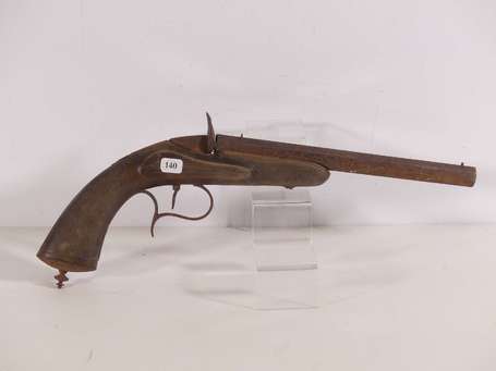 Pistolet de salon, type Flaubert - longueur d'arme