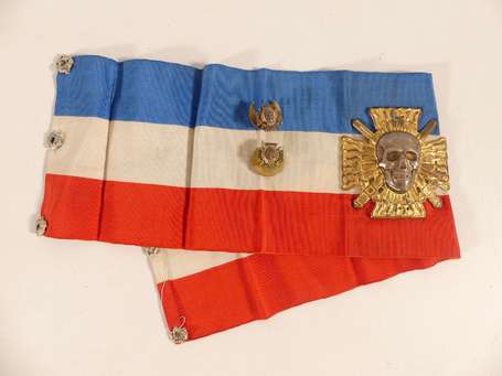 Croix de Feu - Plaque sur brassard 1927-1936, et 2