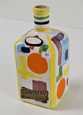 COINTREAU : Bouteille pleine en céramique, 