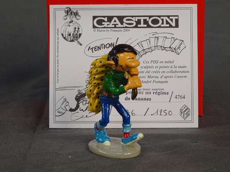 Franquin - Pixi : Gaston portant un régime de 
