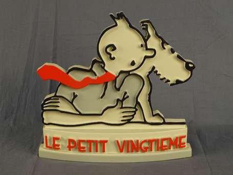 Hergé - Pixi : Bas-Relief Le petit Vingtième.(réf.