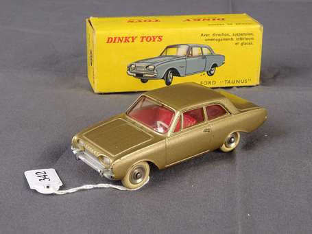 Dinky toys - Ford Taunus, couleur or - Légers 