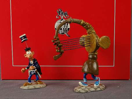 Franquin - Pixi : Gaston portant son gaffophone et